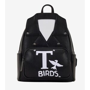 NWT Loungefly Grease‎ Movie T-Birds Leather Jacket Cosplay 80s Figural Backpack